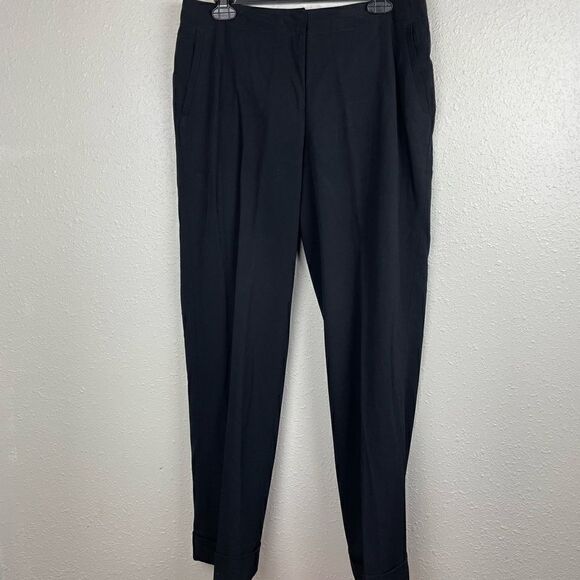 Liz Claiborne Black Wool Blend Pants Size 10 EUC - Picture 1 of 7